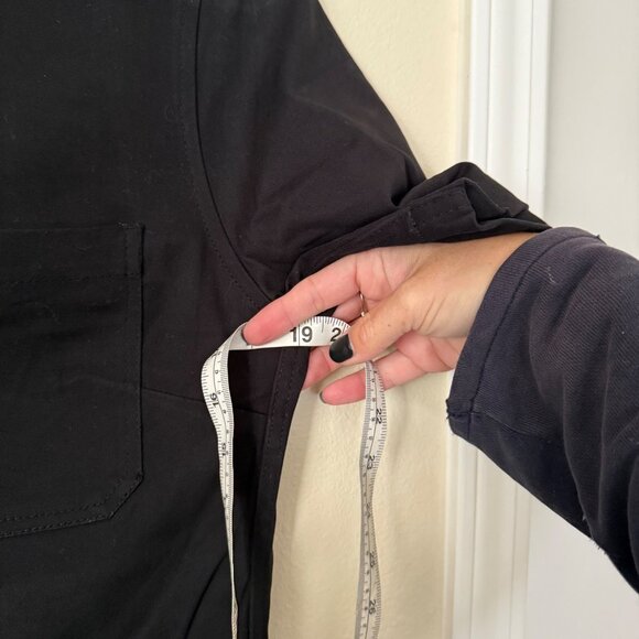 NWT Wildfang Black Workwear Short Sleeve Coveralls Cotton Blend Women Size S - Picture 8 of 9